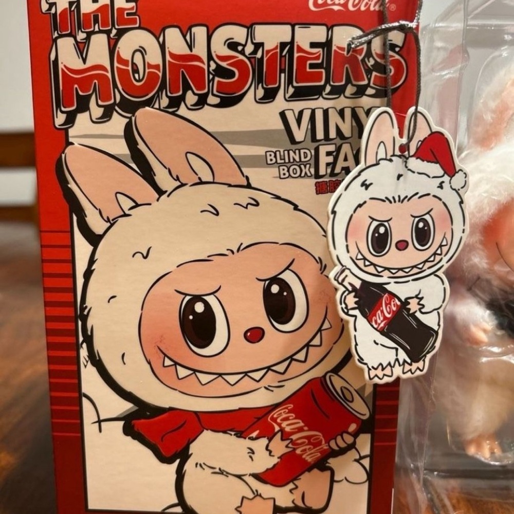 Coca-Cola The Monsters Vinyl Figure with Red and White Accents blind box